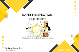 create your professional health and safety checklists