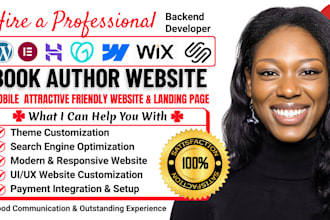 build hostinger wordpress website book author website godaddy ebook landing page
