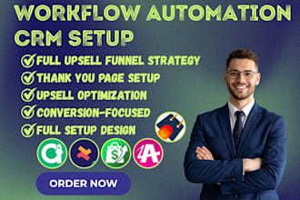 setup crm work flow automation