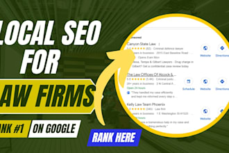 do local SEO for law firm to rank on google and get more clients