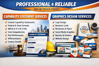design your federal government capability statement