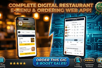 build a qr code digital menu and restaurant ordering system