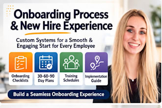 design a custom employee onboarding process and new hire experience