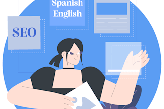 write SEO blog articles in spanish and english
