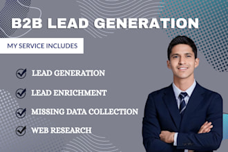 do automated b2b lead generation, data enrichment, listing and crm integeration