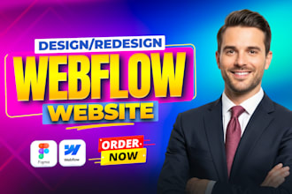 be webflow expert, webflow developer, for webflow website design and development