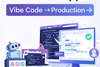 review and upgrade your ai or vibe coded app to production ready