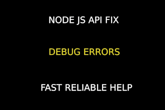 debug and fix your node js api errors