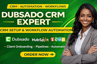 setup dubsado honeybook 17hats pipedrive hubspot zoho monday crm workflows
