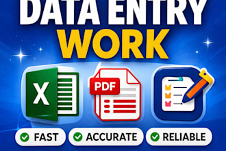 accurate data entry typing specialist fast reliable work