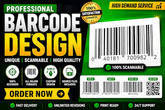 design professional barcode for your product