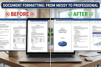 format reports, proposals, manuals and word documents