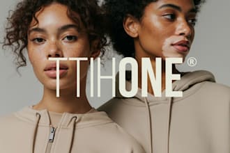 modern visual identity for womens activewear