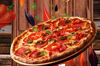 design food poster for restaurant