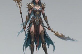 do a fantasy character fantasy character art