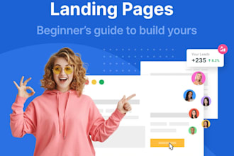 build react landing page
