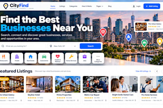 design wordpress directory website, job listing and business directory website