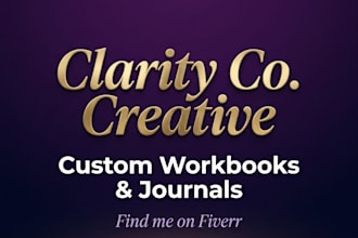 create a custom PDF workbook or journal for your brand