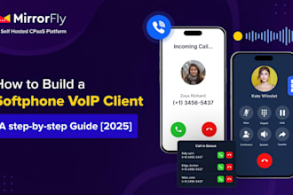develop softphone app, linphone app, calling apps, voip app, esim app with sip