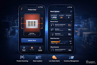 make a barcode scanner inventory app for store operations