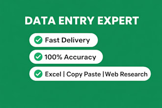 do data entry, copy paste, typing and web research