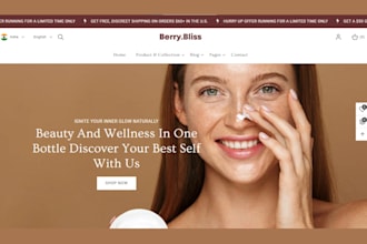 design skincare shopify store skincare beauty website cosmetic shopify store