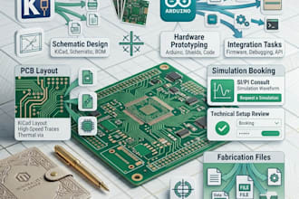 design professional pcb layout and schematic