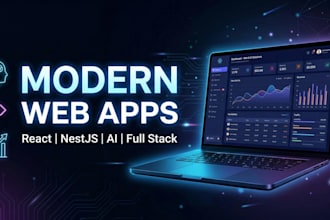 build a modern react web application