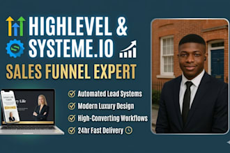 build an automated lead magnet funnel in systemeio and gohighlevel