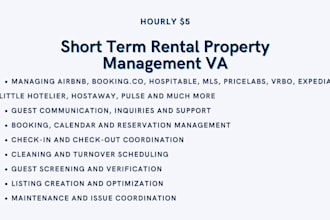 be your short term rental airbnb property management VA