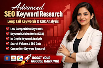 do SEO keyword research, long tail  and kgr research