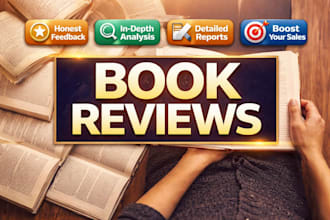 read your book and provide honest arc reader feedback