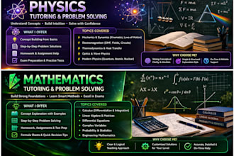tutor physics related courses