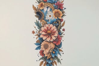 design professional tattoo and custom tattoo