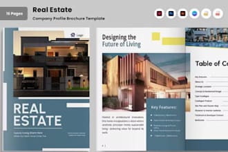design property listing brochure guide for real estate airbnb proptech