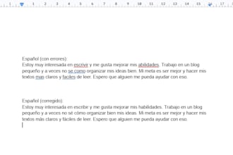 proofread and lightly edit your text for clarity and grammar