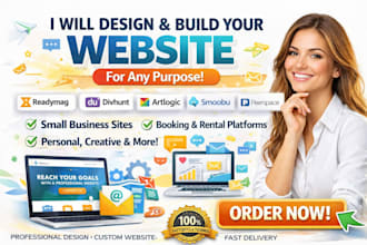 build readymag divhunt artlogic smoobu peerspace sharetribe looka jimdo website