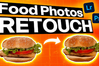 professionally edit and retouch your food photos