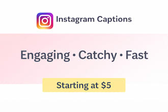 write engaging instagram captions with hashtags and emojis