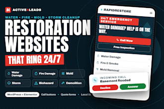 do water damage fire mold restoration cleanup demolition excavation lead website