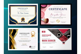 do certificate design, diploma, course certificates