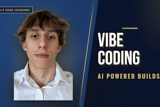 build any custom web app concept using vibe coding and ai