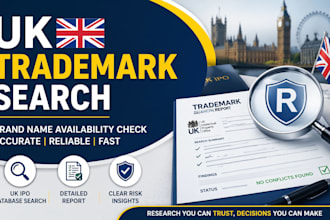 conduct uk trademark search and brand name avaialability check
