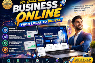 create a modern business website to grow your business online