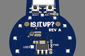 do led pcb design circuit schematic pcb layout mcu board esp32 power electronics