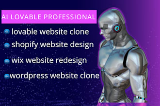 clone lovable website to shopify wordpress wix squarespace