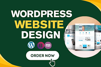 do modern business website design, redesign wordpress, website development