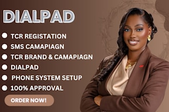 do dialpad a2p 10dlc registration, tcr compliance, SMS approval expert