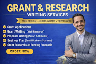 write grant proposal, grant research, apply for small business startup grants