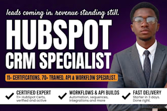 setup hubspot crm, hubspot email marketing automation, certified hubspot expert
